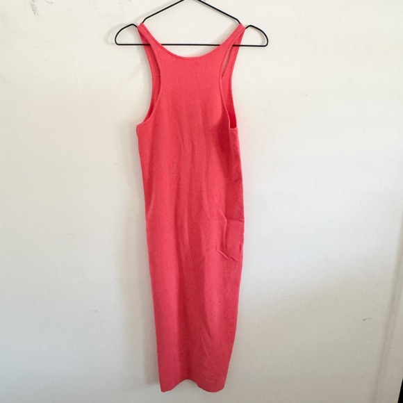 NWT A.L.C. Pink Knit Chase Sleeveless Midi Dress L - Picture 7 of 7